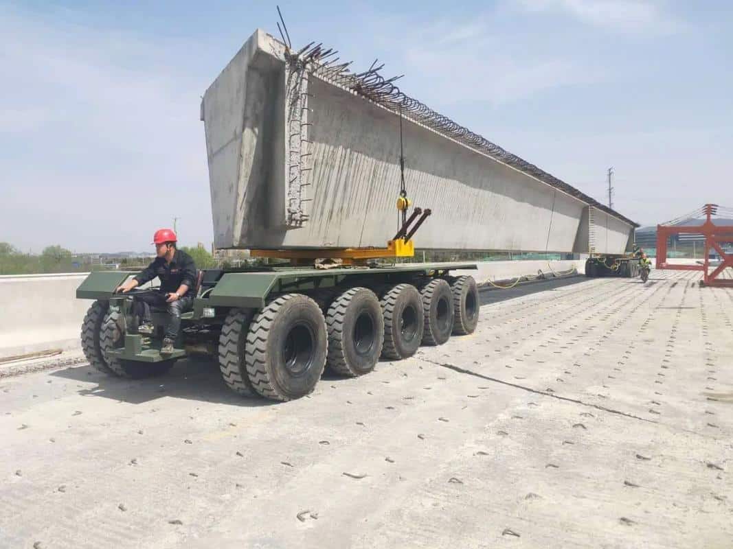 Heavy-Duty Articulated Beam Transporter | Bridge Logistics