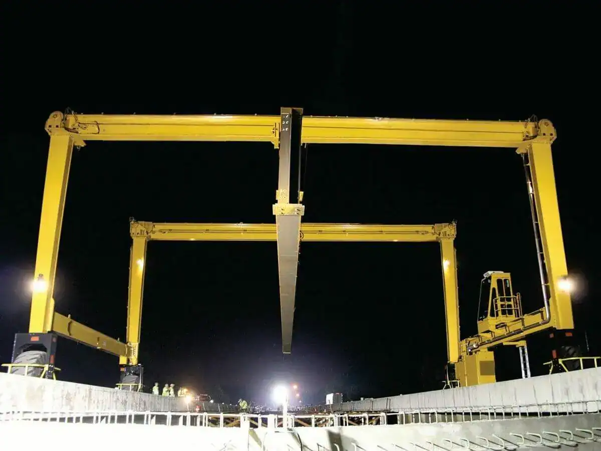 Straddle Assembly Well Segmental Straddle Carrier | Precast Segment Lifter
