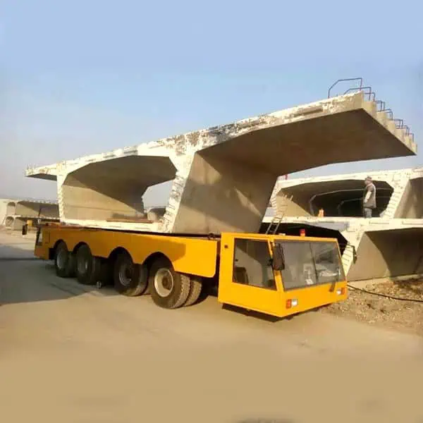 Heavy-Duty Highway Beam Transporter | Bridge Construction