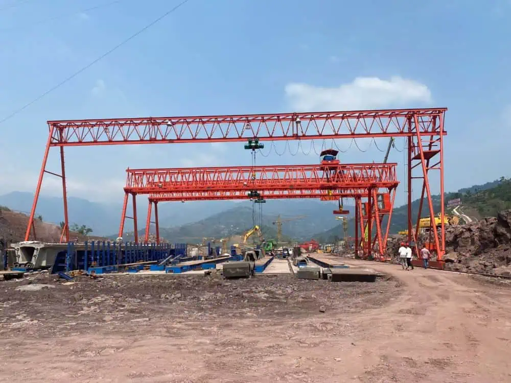 Truss-Type Beam Lifting Gantry Crane
