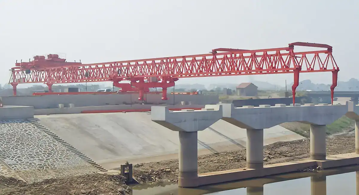 HSCRANE Bridge Launching Gantry in Indonesian Highway Project