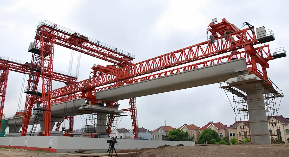 HSCRANE Bridge Launching Gantry in Indonesian Highway Project