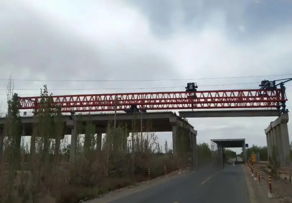 Portique de lancement de pont de 200 tonnes en Indonésie