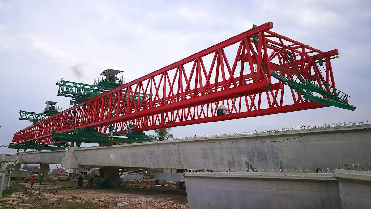 Bridge Girder Launcher Operation Control