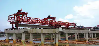 Proses Pembinaan Pelancar Girder Jambatan: Pendirian & Laluan Rentang