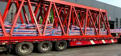 Portique de lancement de pont HSCRANE de 220 tonnes expédié au Pakistan : une réussite