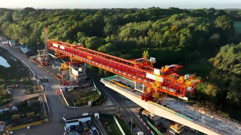 Longitudinal travel (gantry along bridge axis)