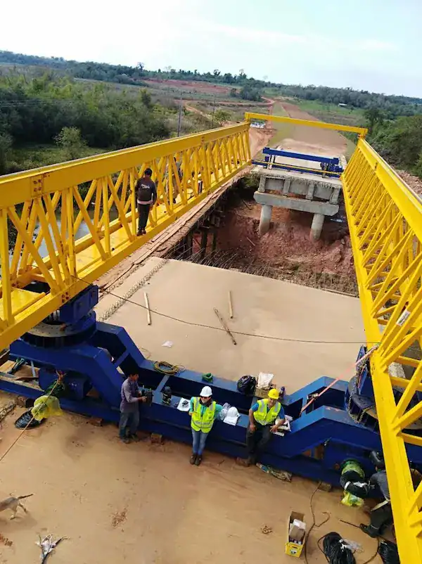 On-Site Assembly, Rigorous Commissioning, and First Span Hole Crossing