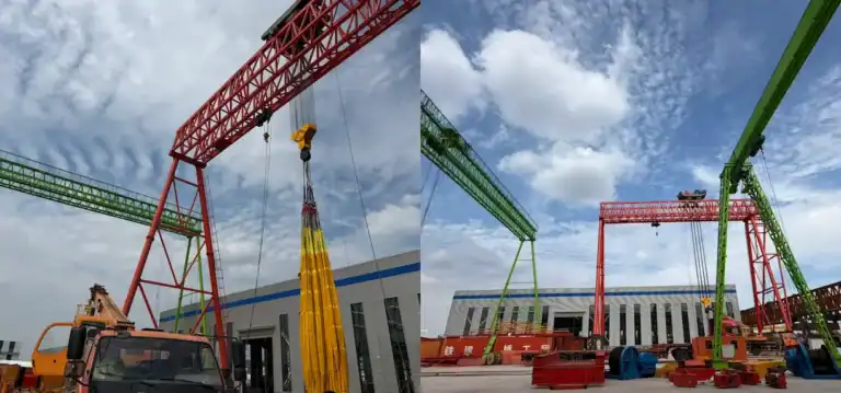 Kren Gantry Kekuda 320 Tan HSCRANE Berjaya Lulus Ujian Beban