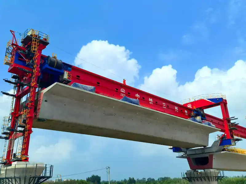 portique de lancement du pont