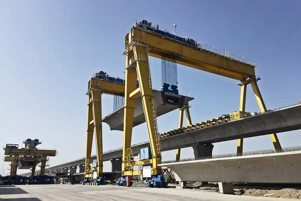 Technical Parameters and Metrics: 450-Ton Beam Lifting Gantry Crane