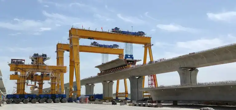 Indonesia Project: HSBRIDGE 450 Ton Beam Lifting Gantry Crane Case
