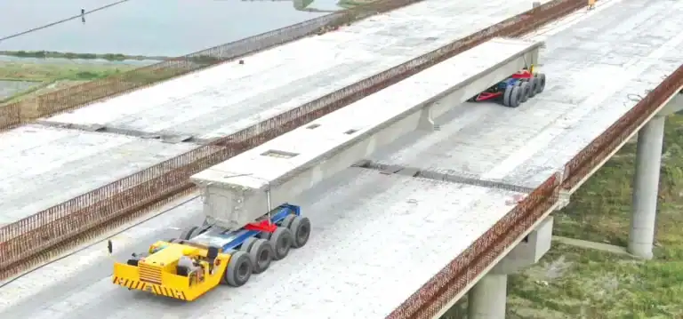 Saudi Arabia Project: HSBRIDGE 900 Ton Beam Transporter Case