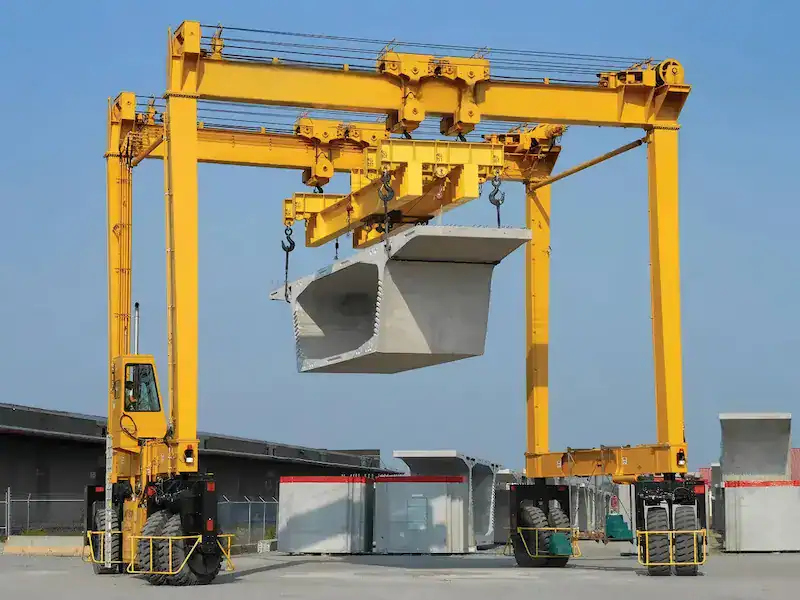 HSBRIDGE Large Precast Beam Yard Lifting Solutions