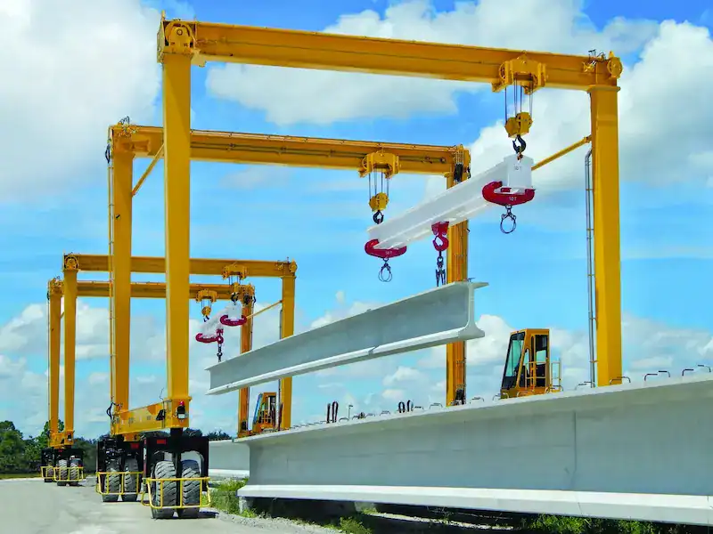 HSBRIDGE Classic Precast Beam Yard Project Case