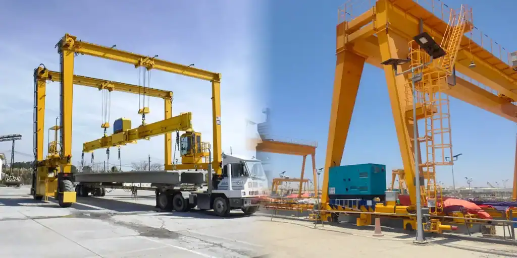 Straddle Carrier or Gantry Crane